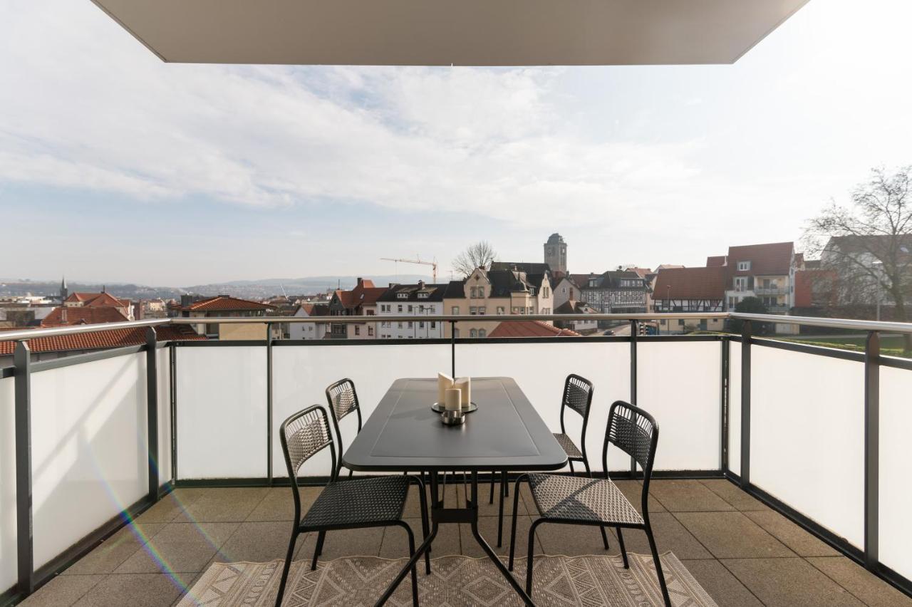 Dwellstay - Modernes Apartment I 55Qm I 2 Zimmer I Kueche I Bad I Terrasse I Tv I Wlan Bad Hersfeld Ngoại thất bức ảnh