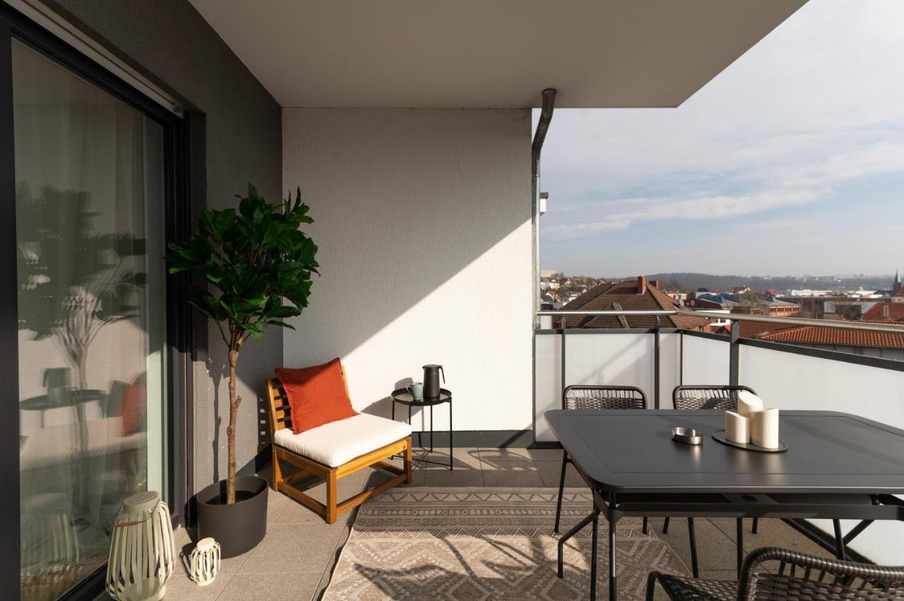 Dwellstay - Modernes Apartment I 55Qm I 2 Zimmer I Kueche I Bad I Terrasse I Tv I Wlan Bad Hersfeld Ngoại thất bức ảnh